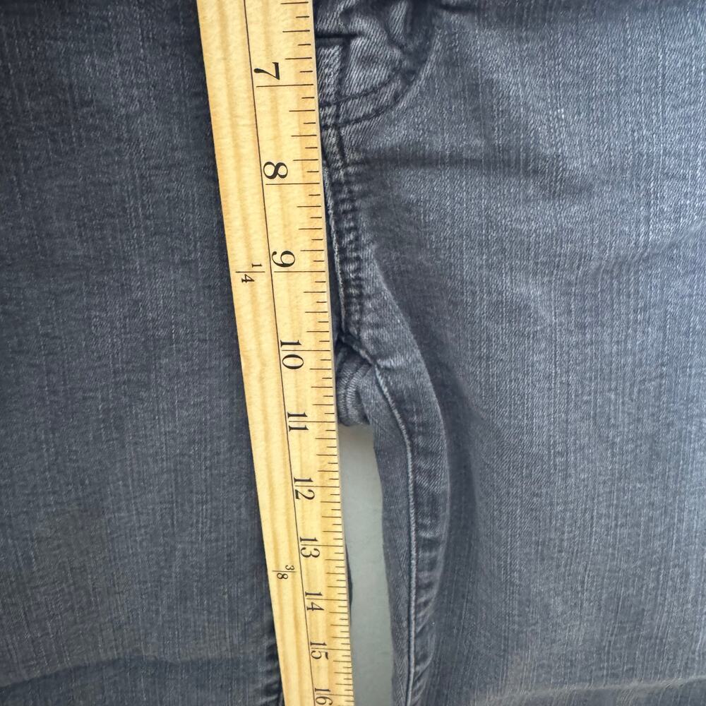 Madewell‎ Cali Demi-Boot Jeans Women’s Sz 26 Black Button Fly High Rise Stretch - Picture 9 of 15